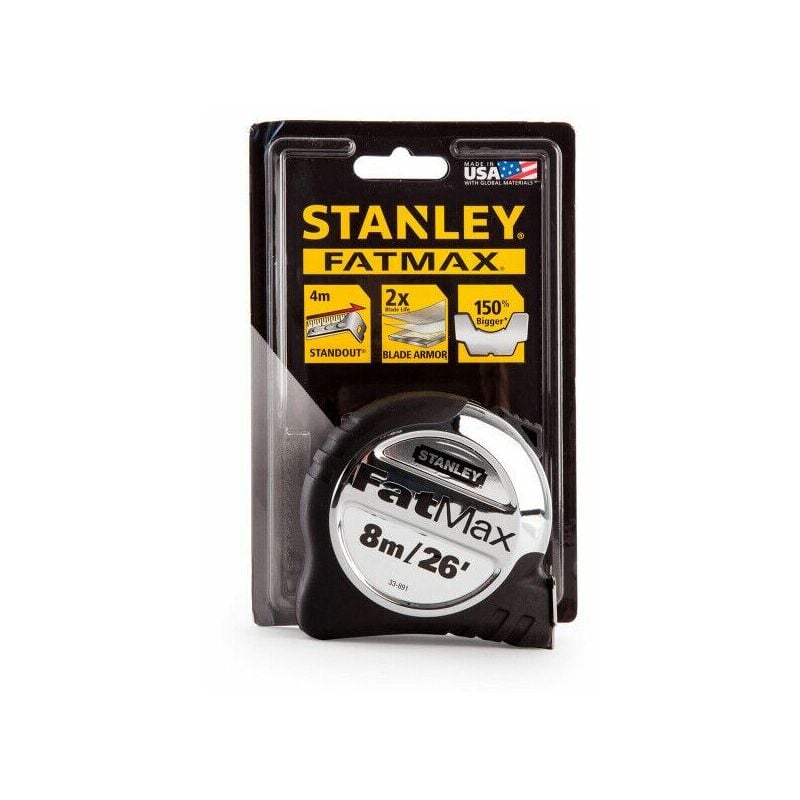 FatMax Xtreme Metric/ Imperial Tape Measure 8m/26ft 5-33-891 - Stanley