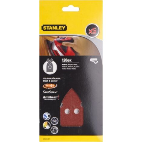Stanley 5 Lijas Triangulares 120G