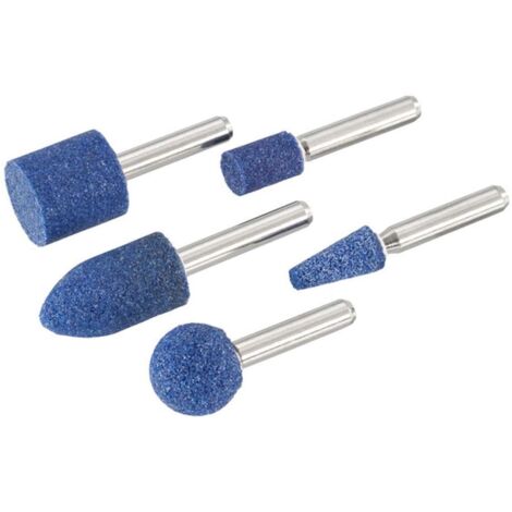 STANLEY - 5 MOLE SMERIGLIO A PENNELLO PER METALLI CODOLO 6MM