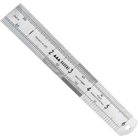 Stanley 6035400 Rabone 64R - Righello inossidabile, 150 mm