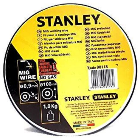Stanley 90118, Filo per saldatura MIG, 0,9mmx100, 1 kg