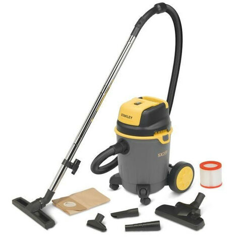 STANLEY Aspirateur eau et poussiere 1200 W cuve 20 L Stanley aspirateur eau et Poussiere 1200 W cuve 20 L