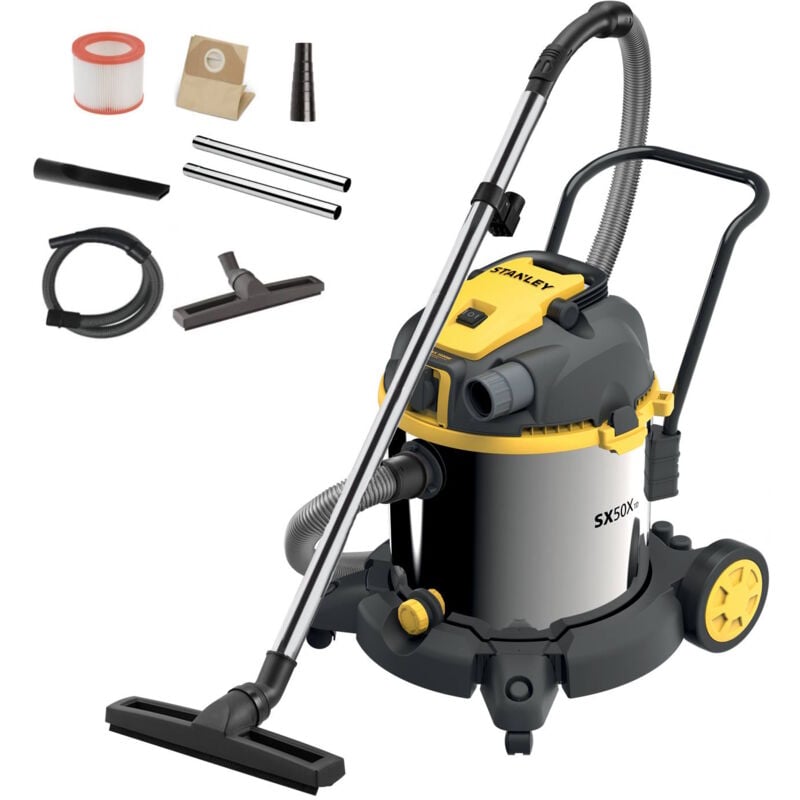 Stanley - SXVC50XTDE Aspirateur solides et liquides (1 600 w, 50 l)