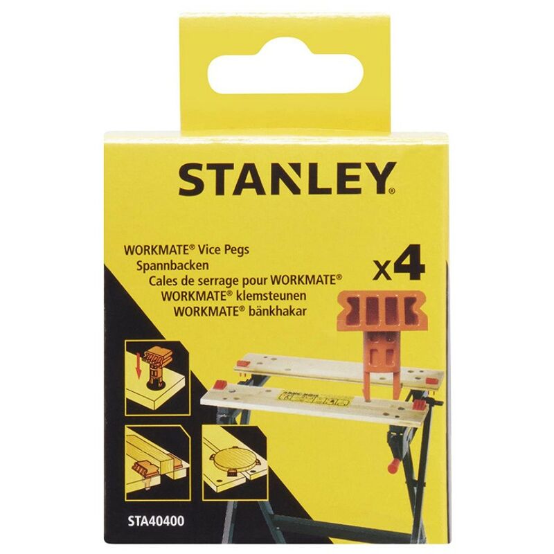 Stanley - Black and Decker Workmate Work Bench Vice Clamping Pegs x4 WM301 WM825