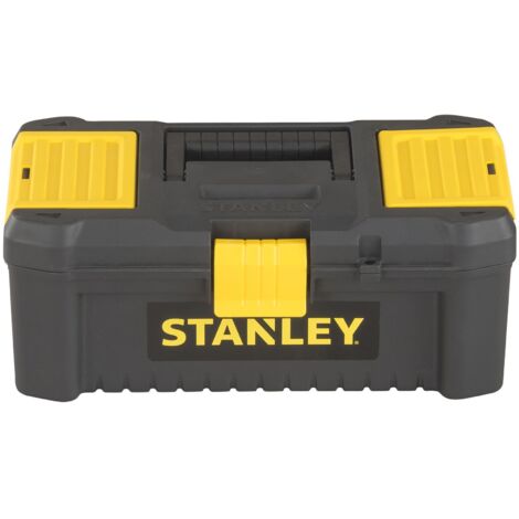 Stanley – Boîte à outils en plastique 32 x 18,8 x 13,2 cm – Organiseurs intégrés – Poignée ergonomique – Cadenassable – STST175514