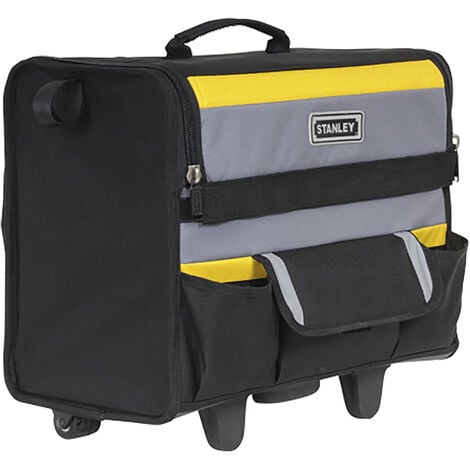 Stanley Fatmax 1-95-611 Zaino Porta Utensili, Nero, ‎36 x 46 x 21 cm; 2 Kg  & STANLEY 1-93-330 Borsa portautensili 30 x 25 x 13 cm con base rigida :  : Fai da te