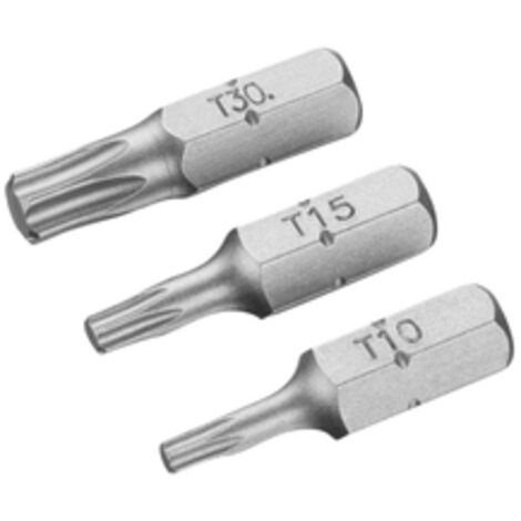 Stanley brote - 'TX10, 15, 30' 25 mm - 3 PC