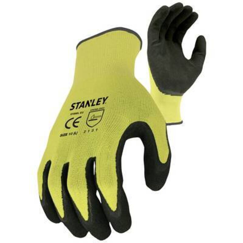 Tec hit 626505 Gants de protection antidérapants Taille 10 coloris jaune fluo