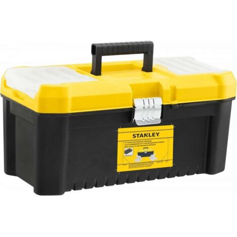 Stanley Cassetta Porta Attrezzi Essential con Organizer Nero