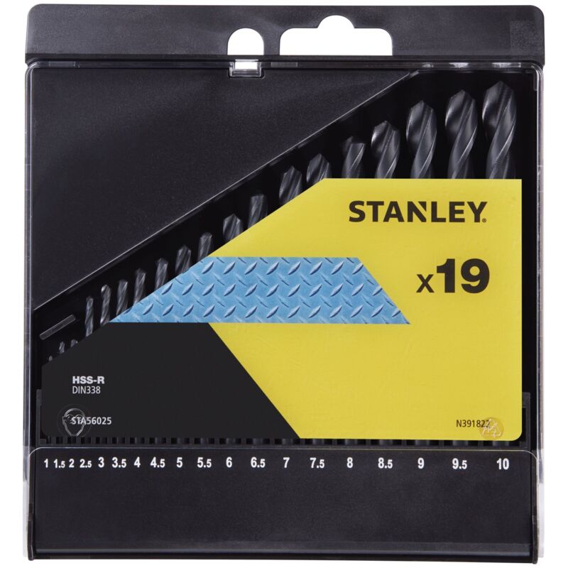 Stanley Cassette de 13 forets HSS R de 1 10mm STA56025 QZ
