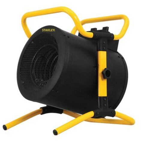Stanley – Chauffage soufflant électrique 2000W – Thermostat réglable – Ventilation froide – IP24 protection contre la surchauffe – Pour espaces intérieurs