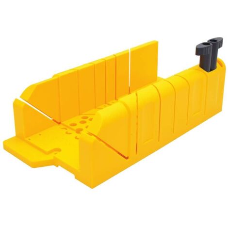 STANLEY Clamping Mitre Box 310 x 130mm Maximum Depth Of Cut 80mm STA120112