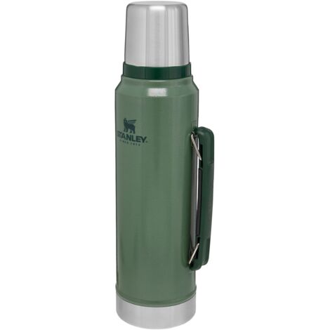 Stanley Classic Legendary Thermos 1L - Mantiene La Temperatura 24 Ore (Caldo/Freddo) - Borraccia Termica - Senza BPA - Acciaio Inox - Termos - Hammertone Green