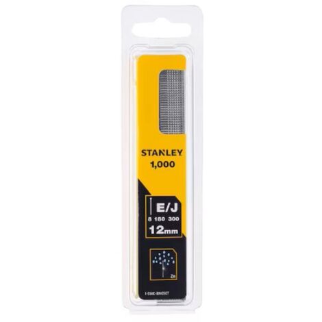 STANLEY clavo brad 8 tipo j 12mm / 15mm (1000 unds) medidas 15mm