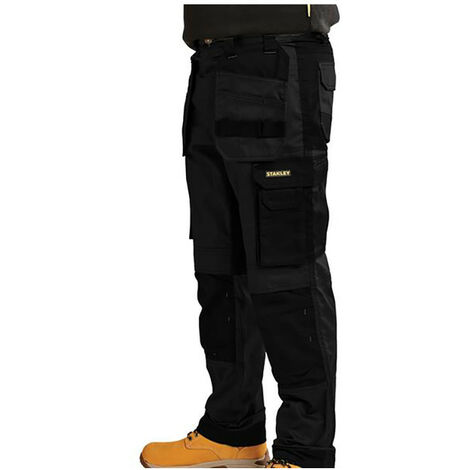 Roughneck Clothing Black Multi Zip Work Trouser 36in Waist 29in Leg 