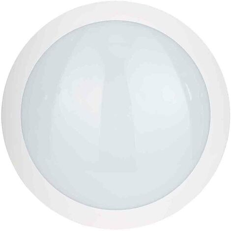 Stanley Como LED Outdoor Wall Light With Sensor in White