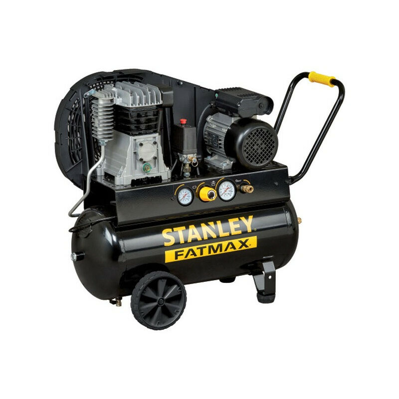 Compresseur à air lubrifié courroie 50L 2HP 1,5kW 10 bar - Stanley