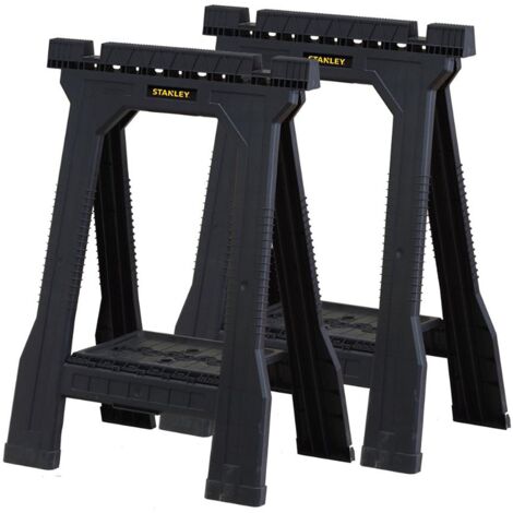 Stanley COPPIA DI CAVALLETTI PIEGHEVOLI JUNIOR cm. 57x13x82 h