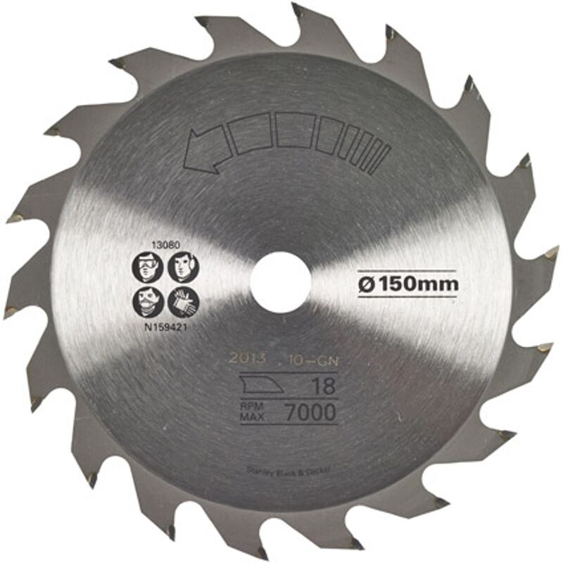 

Stanley hoja de sierra circular - 'TCT' 150 mm