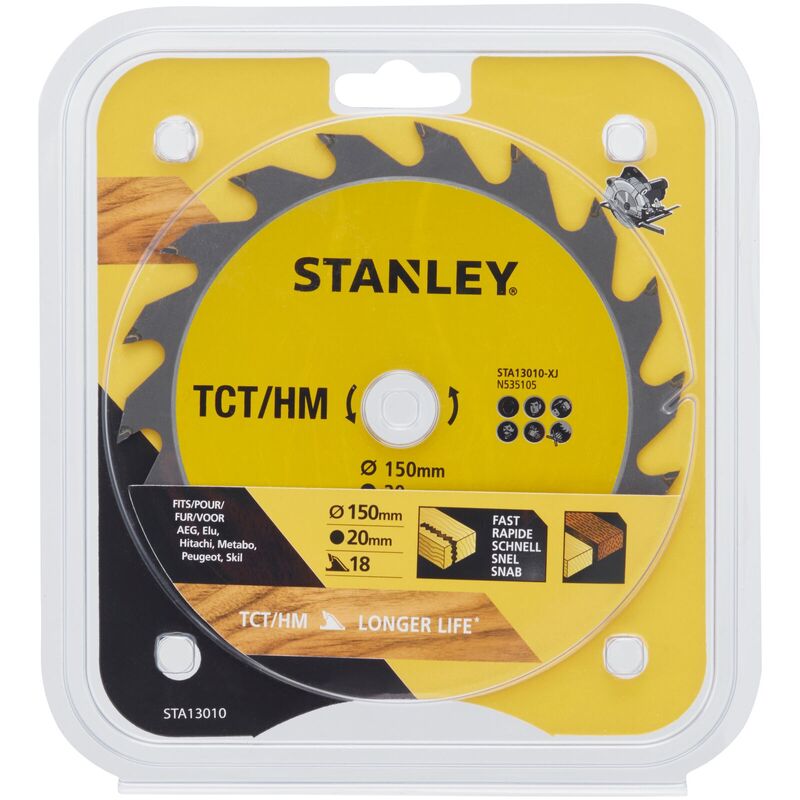 

Stanley hoja de sierra circular - 'TCT' 150 mm