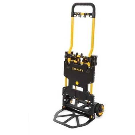stanley - diable pliant 2 en 1 - capacité 137 kg