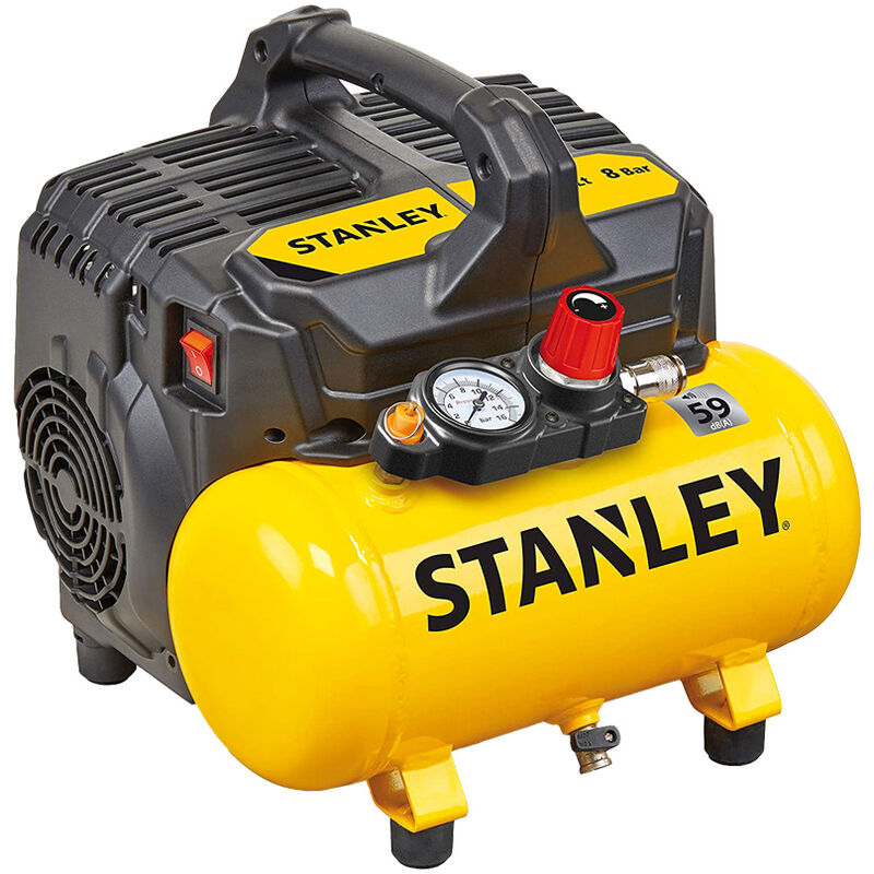 Image of Stanley - Compressore Silenziato Portatile 1 Hp Serbatoio da 6 Lt