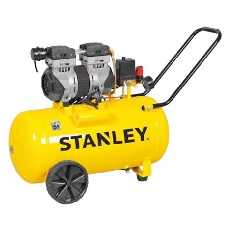 Stanley DST 150/8/50 Compresor de aire silencioso de 50 lt