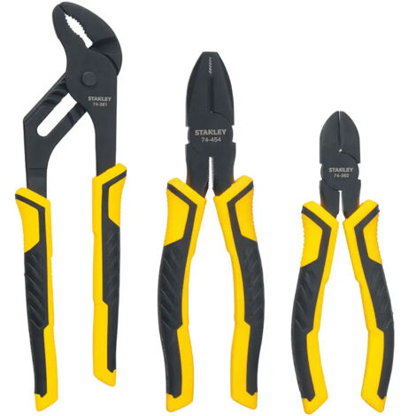 STANLEY DYNA GRIP SET SET OF 3 PLIERS