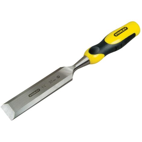 Stanley Dynagrip Chiseling Axe with 38mm Blade, Plastic Handle, and Impact Cap (Model 0-16-882)