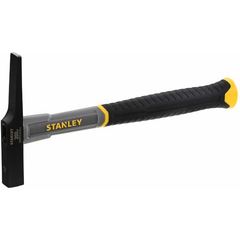 STANLEY - Elektrikerhammer mit Glasfaserstiel 200g - STHT0-51911 - Epoxidverbindung des Kopfes