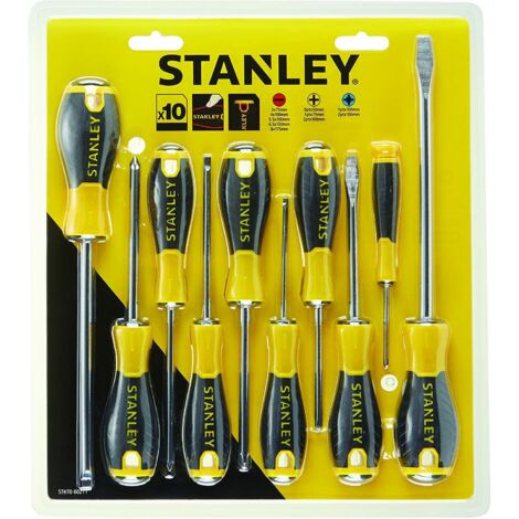 STANLEY ESSENTIAL 10-teiliges Schraubendreher-Set
