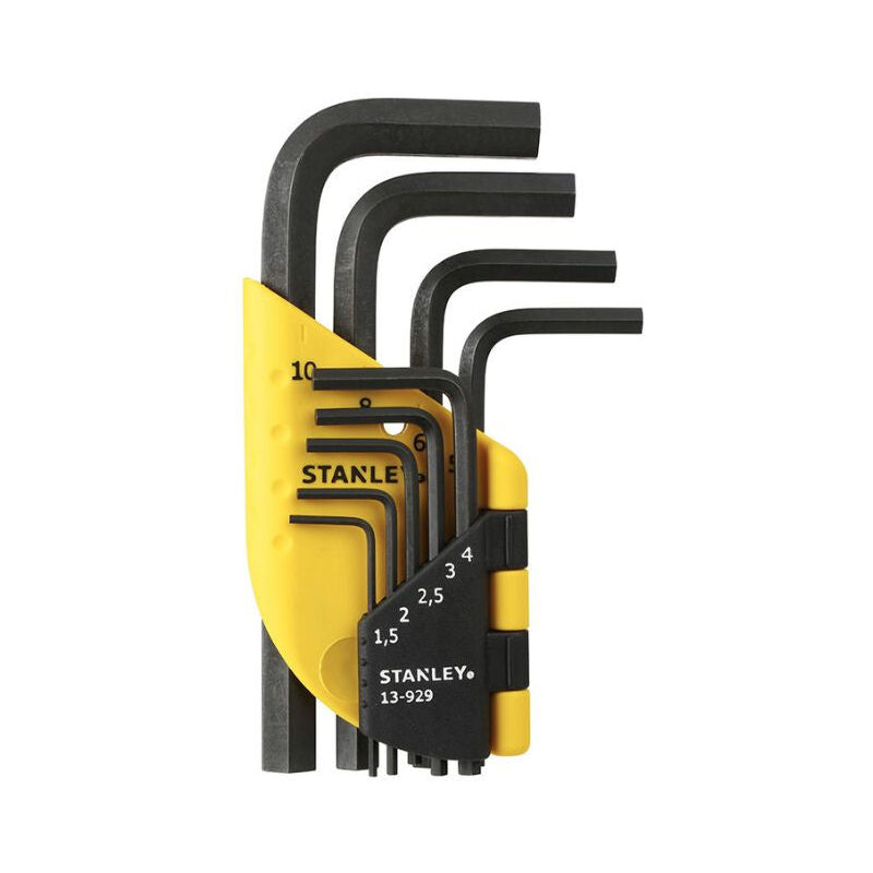Etui de 9 clés mâles courtes Gamme Pro à têtes sphériques STANLEY 1 13 929 - vue 4