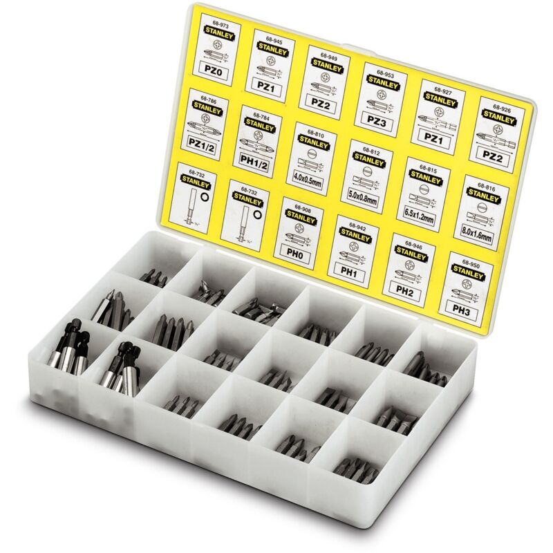 Stanley - Coffret D'Embouts De Vissage - Assortiment De 200Pcs