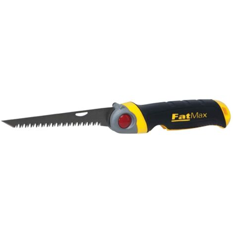 STANLEY FATMAX All-Purpose Saw - Plaster Cutting - 8 Teeth/Inch - Triple Beveled Teeth - 3 Locking Angles - Locking System - Bi-Material Handle FMHT0-20559