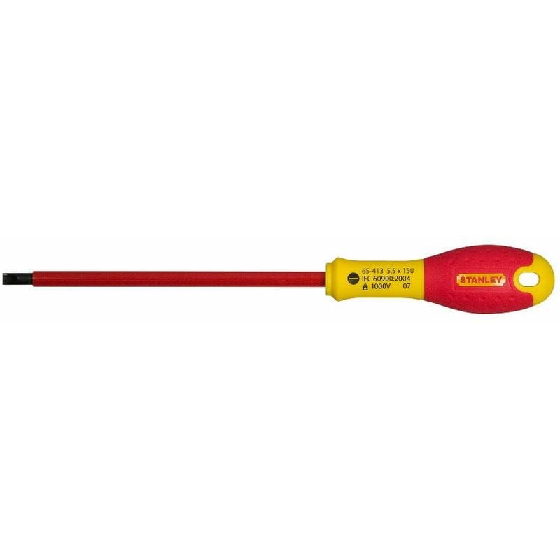 Image of Stanley - fatmax - 1-65-413 1000V 5,5x150mm isolierter Schraubendreher für Elektriker