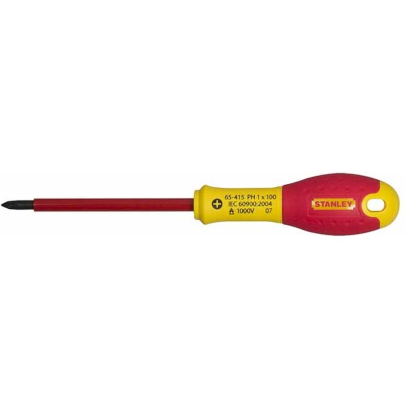 Image of Stanley - Schraubendreher FatMax isol. PH2 125 mm