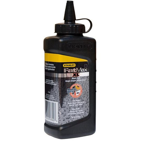 Stanley FatMax Chalk Refill – 225g Black Chalk for Heavy-Duty Marking and Construction Tasks