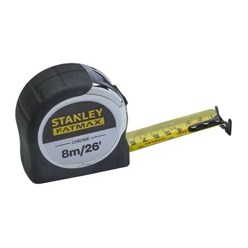 Stanley - FatMax 8m Tape Measure Wide Blade Metric Imperial 5-33-891 STA533891