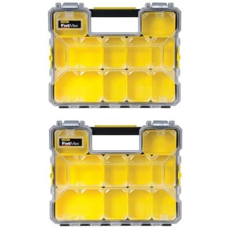 Stanley Fatmax Pro Organiser STA197517 Toolbox Storage 1-97-517 Twin Pack