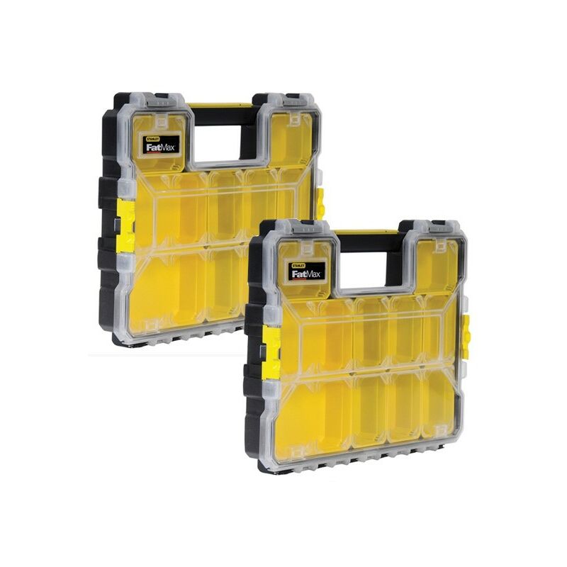 Stanley - FatMax Pro Shallow Organiser Stackable System 1-97-519 Twin Pack x 2