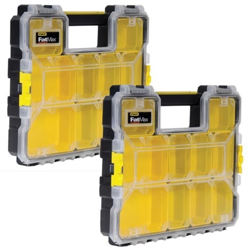 Stanley - FatMax Pro Shallow Organiser Stackable System 1-97-519 Twin Pack x 2