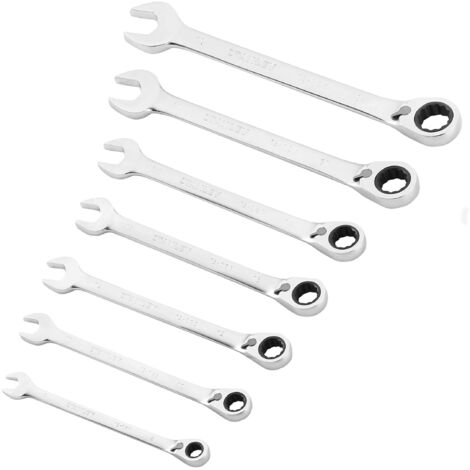 STANLEY FATMAX Set 7 chiavi combinate a cricchetto