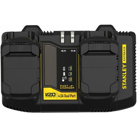 STANLEY Fatmax SFMCB24 QW Doppelladegerät V20 li-ion 18V 2 X 4A