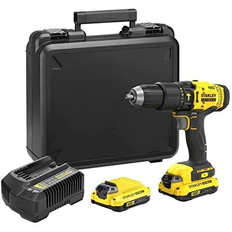Stanley FATMAX SFMCD711C2K-QW trapano avvitatore nero 50 Nm
