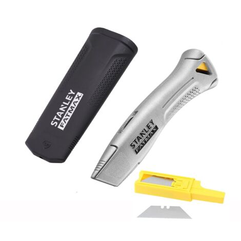 Stanley FatMax Silver Special Edition Knife in Holster + 13 Blades XMS24PROKNIF