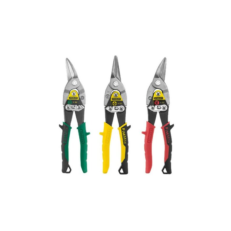 Fatmax Tin Aviation Snips Straight Right Left Cut STA214563 STA214562 - Stanley