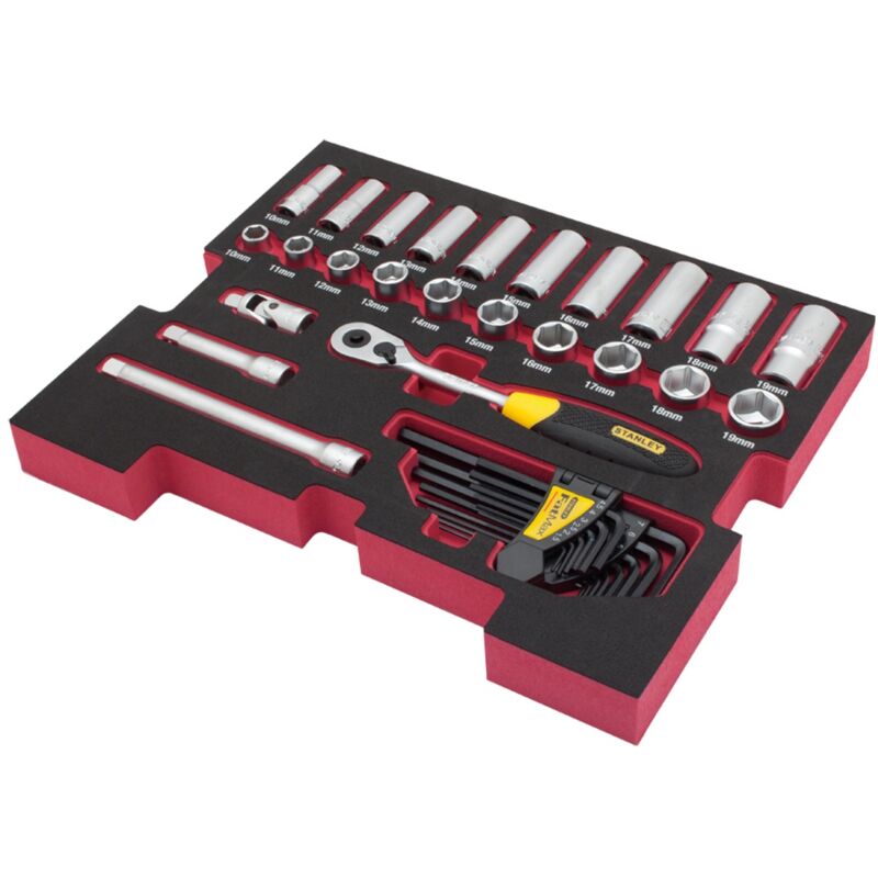 Image of FatMax pro-stack Einlage 48-tlg. 3/8 Set - Stanley