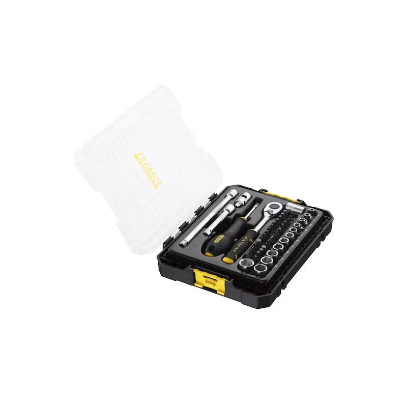 Coffret de douilles stakbox m - ¼'' Stanley jeu de 48 pcs - fatmax - FMMT98101-0