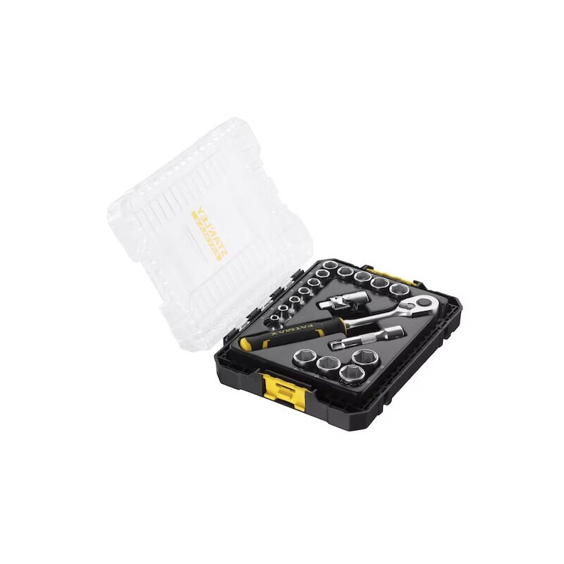 Coffret de douilles stakbox m - 3/8'' Stanley jeu de 18 pcs - fatmax - FMMT98102-0