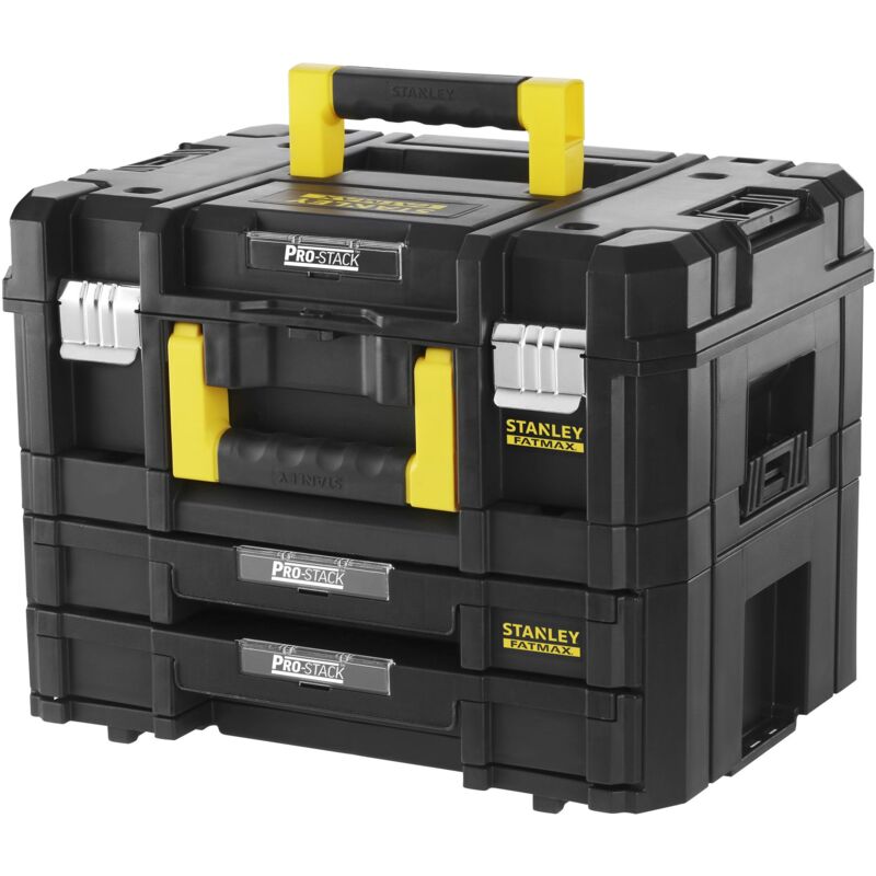 Image of Set pro-stack - Valigia pro-stack e valigetta con 2 cassetti - 21,5 l - 45 kg Max - fatmax Stanley FMST1-71981